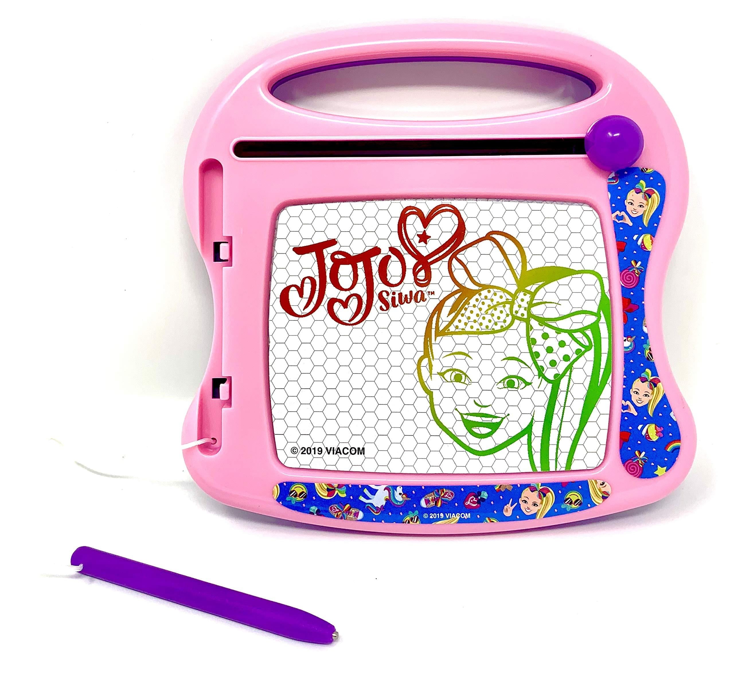 Lollipop JoJo Siwa Travel Magnetic Drawing Board for Girls, On The Go Drawing Board