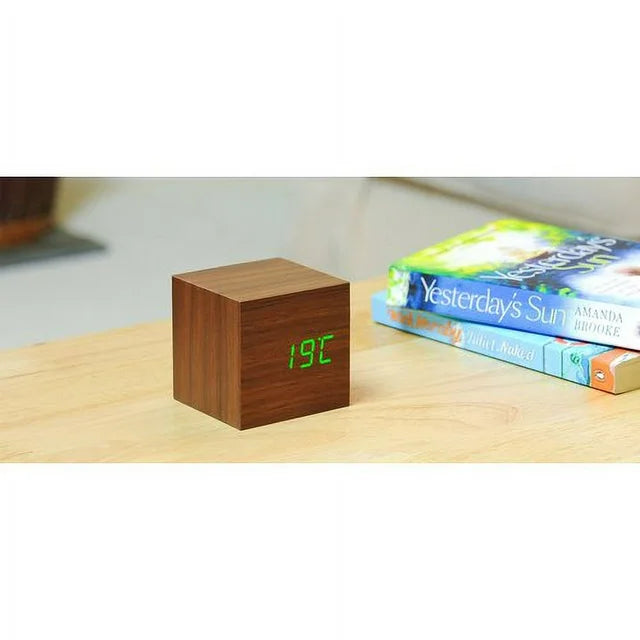 Ginkgo Cube Click Desktop Clock