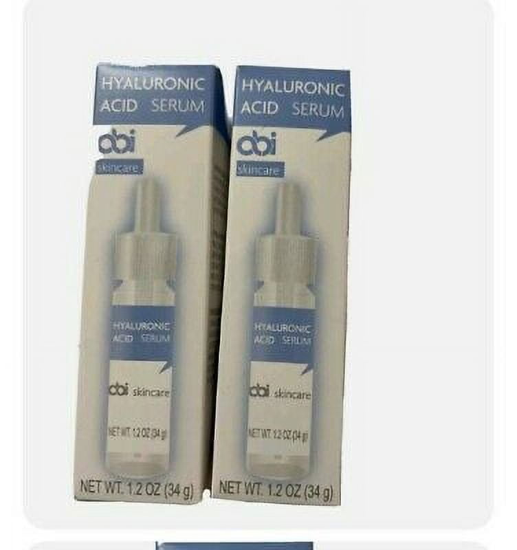 Abi Hyaluronic Acid Serum Face Skincare 1.2 Oz (2PK)