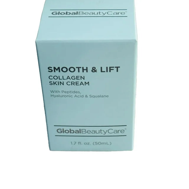 Global Beauty Care Smooth & Lift Collagen Skin Cream with Peptides 1.7floz/50ml