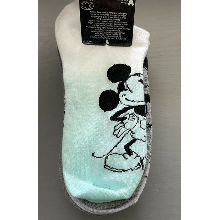 Disney Mickey Mouse No-Show Socks Size 4-10 5pairs