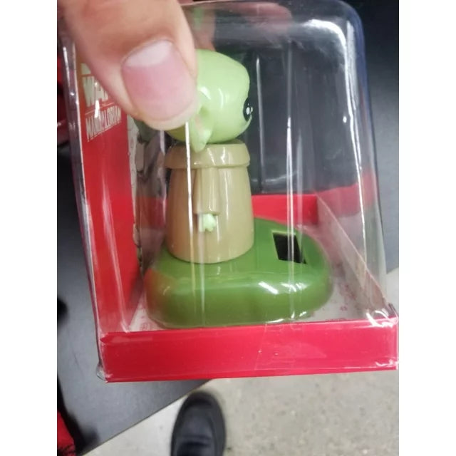 Star Wars Mandalorian Baby Yoda Solar Bobble head