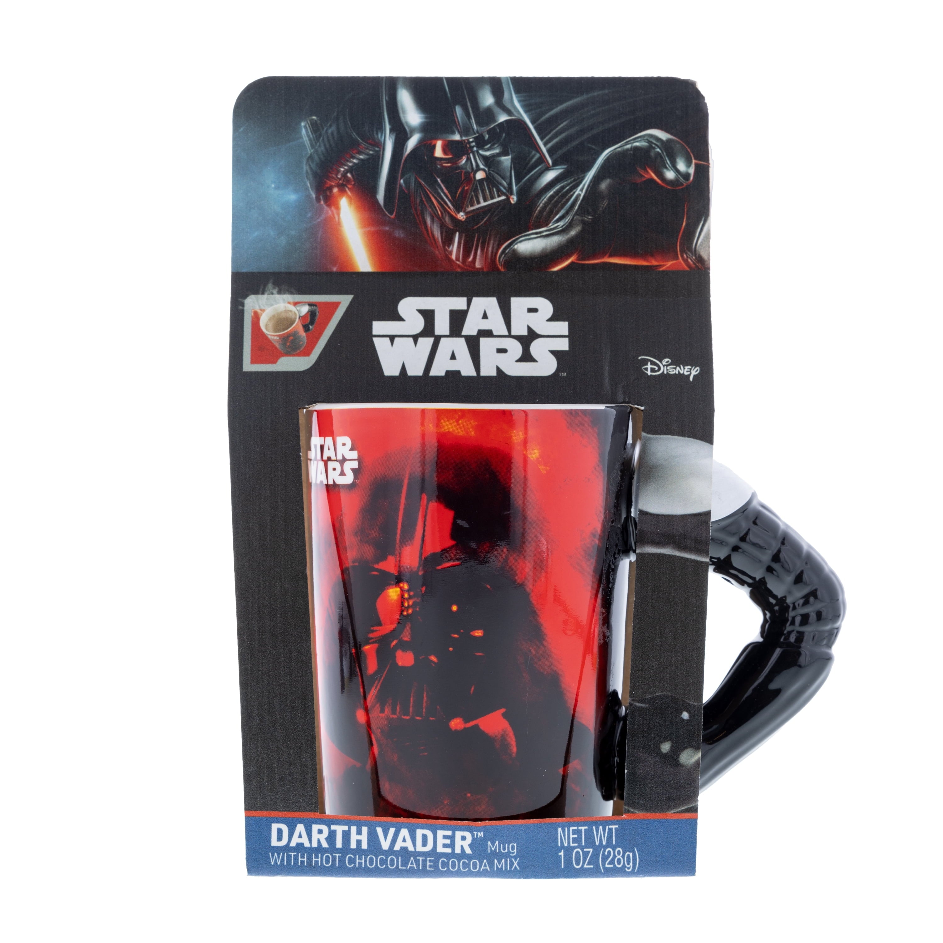 Star Wars Vader Unique Handle Mug with Cocoa, 1 oz