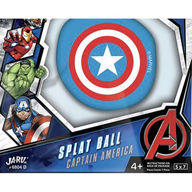 JA-RU Marvel Captain America Splat Ball - 1 Count