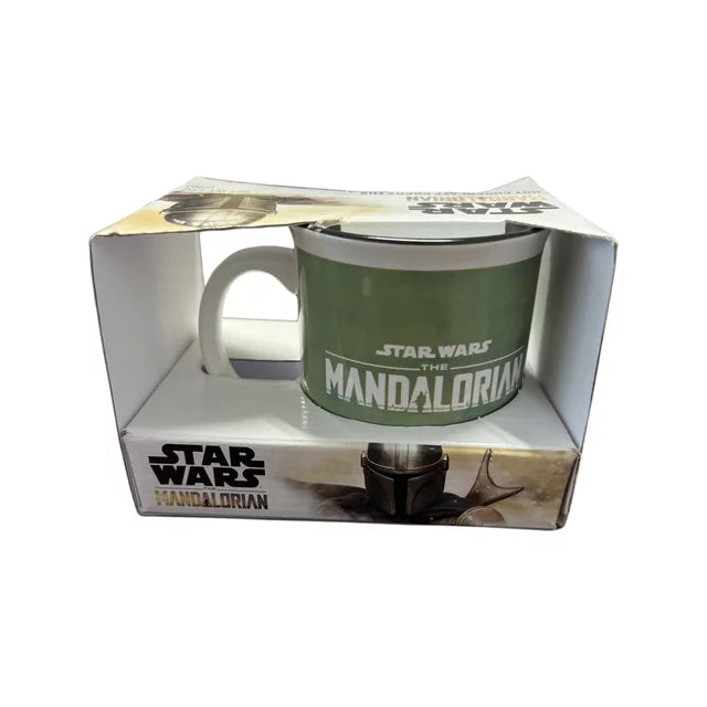 Coffee Mug Cup Star Wars Mandalorian Baby Yoda W/Hot Chocolate Cocoa Mix