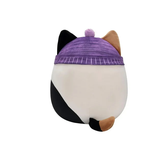 Squishmallows 8" Cam the Cat with Purple Hat