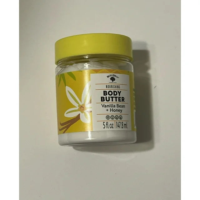 Nourishing  Body Butter Vanilla + Honey 5Fl Nourishing Body Lotion with Pure Honey