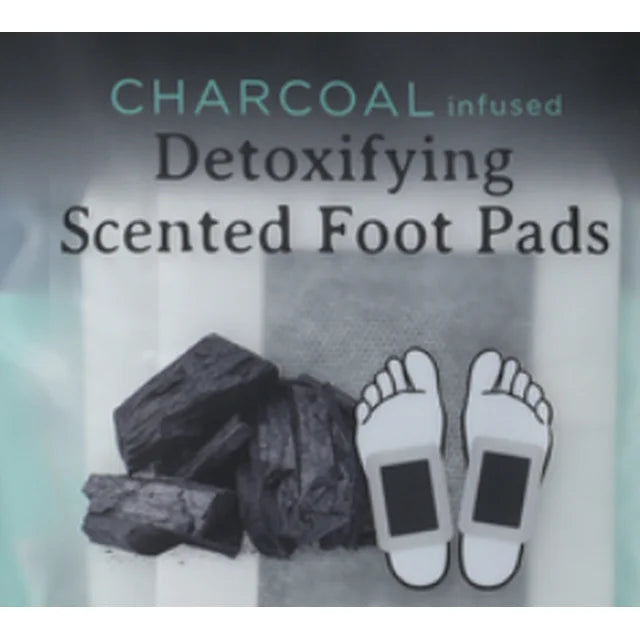 My Beauty Spot Charcoal-Infused Detoxifying Scented Foot Pads, 5 pairs