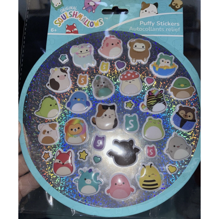 Original Squishmallows 35 Puffy Stickers