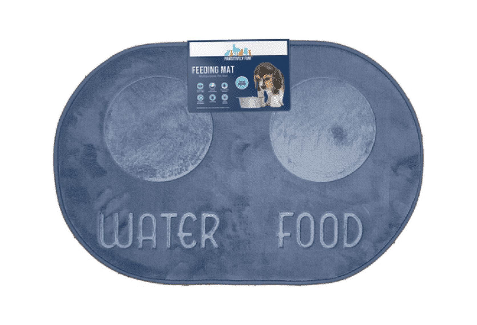 Pawsitively Fun Microfiber Foam Pet Placemat(Feeding Mat)