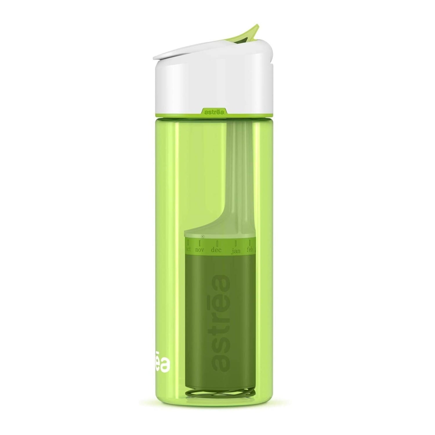 Astrea Plastic Bottle with 1 Filter (Green)