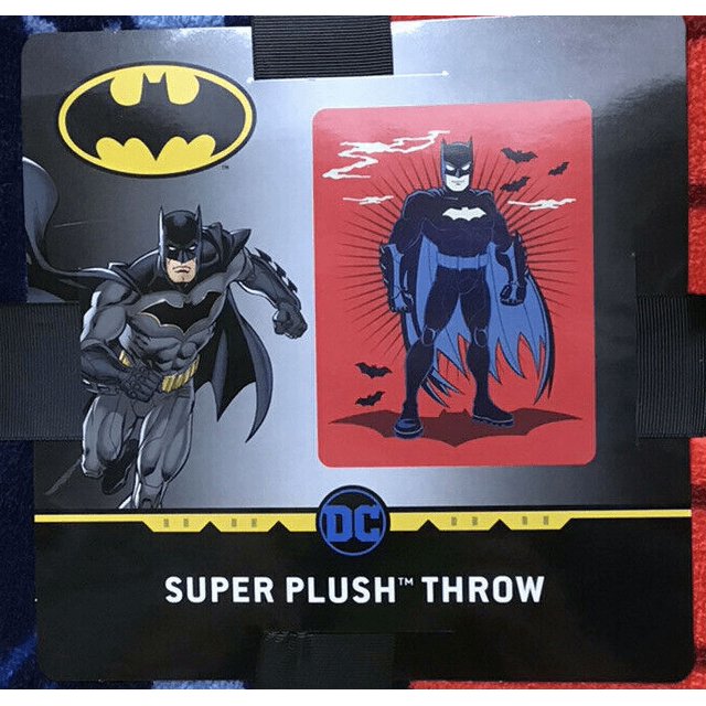 Batman Super Plush Throw Blanket 46 x 60 inches