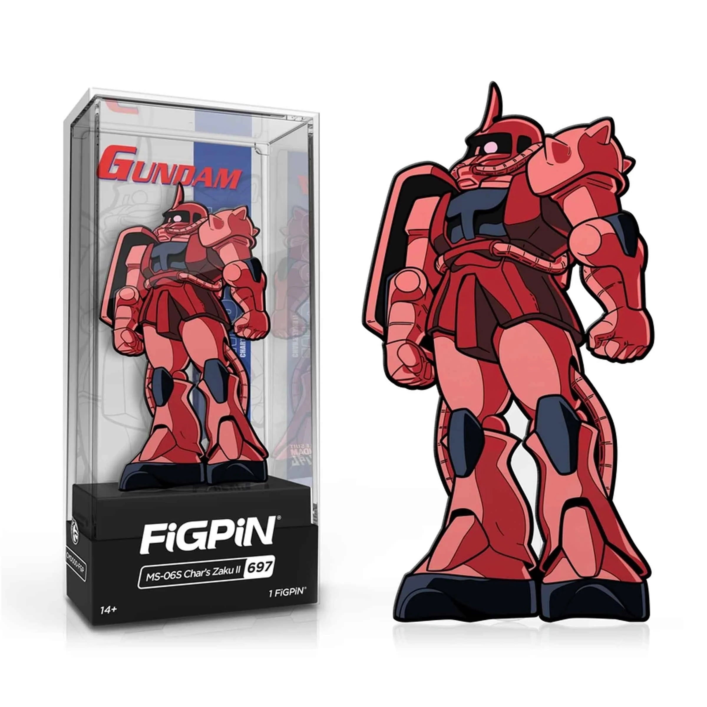 Mobile Suit Gundam MS-06S Char's Zaku II FiGPiN #697 Enamel Pin