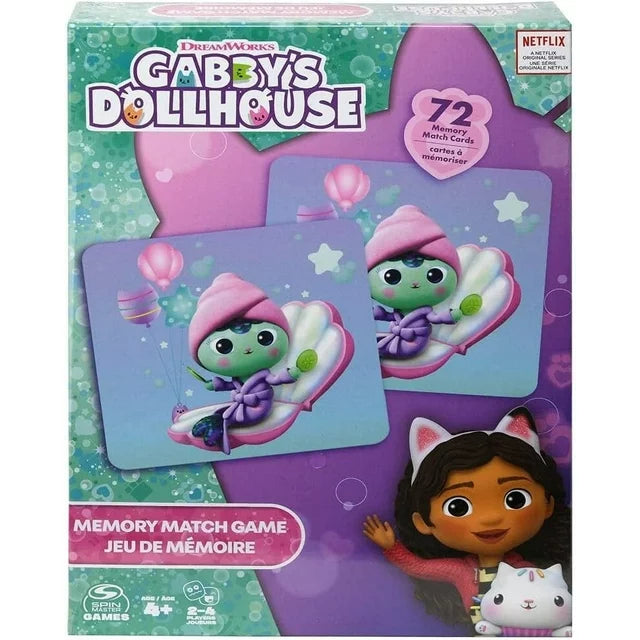 Gabby's Dollhouse 72pc Memory Match