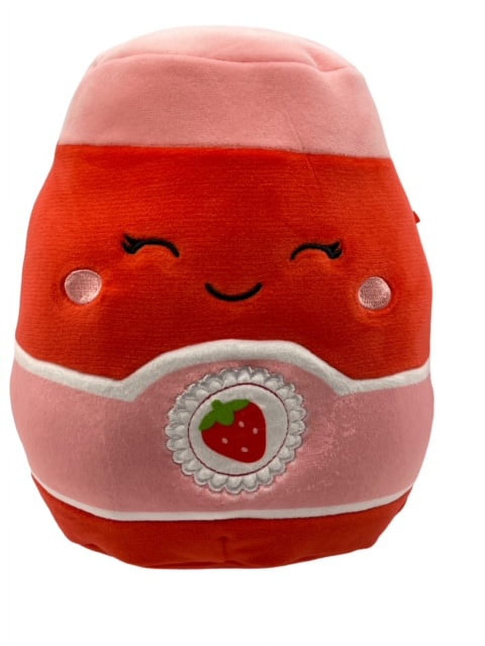 Squishmallows  Janna the Strawberry Jam Jar 7.5" Plush Foodie Squad