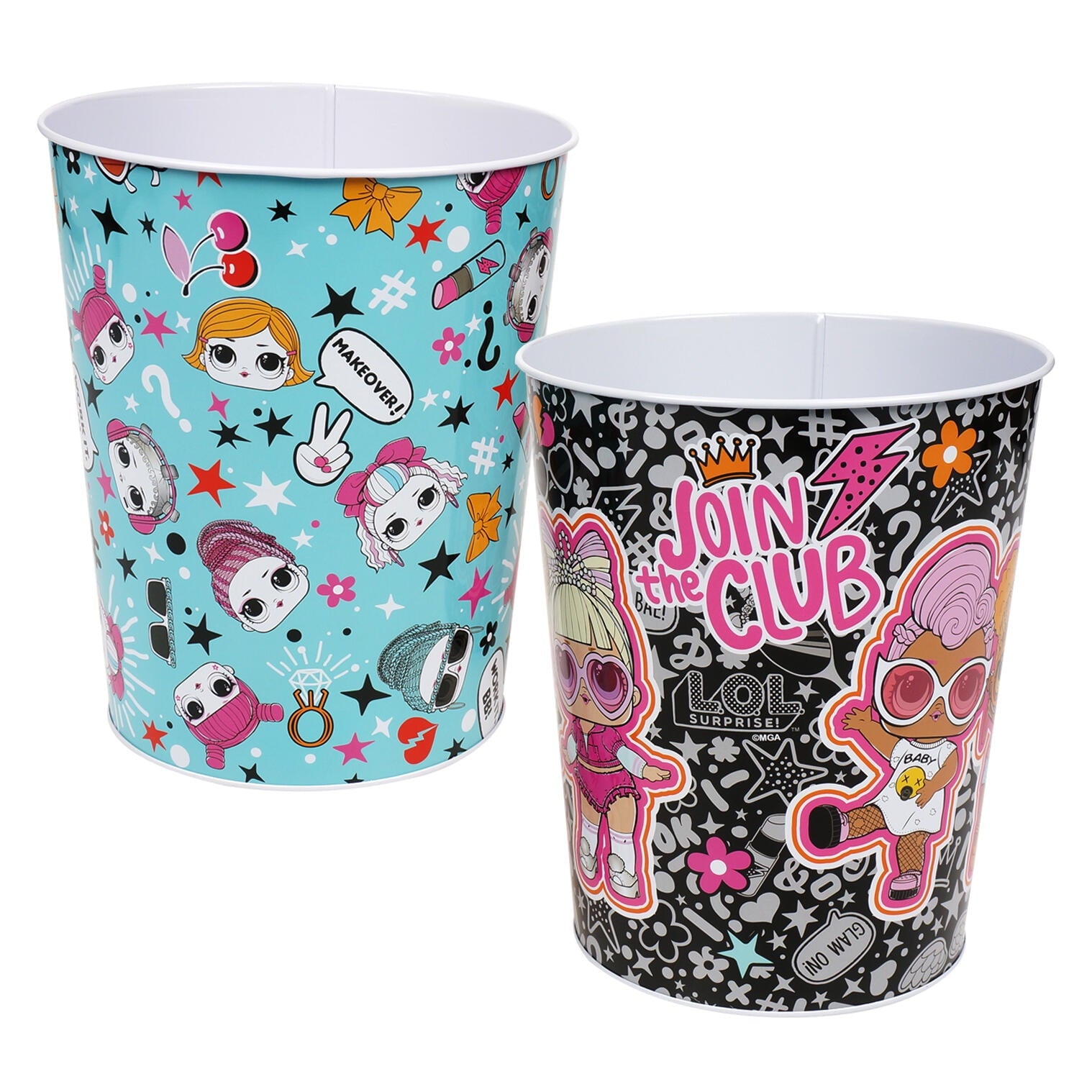 LOL Surprise Waste Basket Trash Can Bin - Kids Bath Bathroom