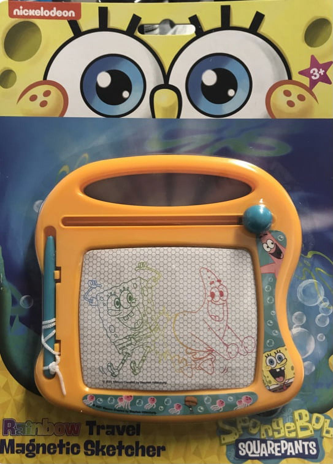 Nickelodeon Spongebob Squarepants Rainbow Travel Magnetic Sketcher