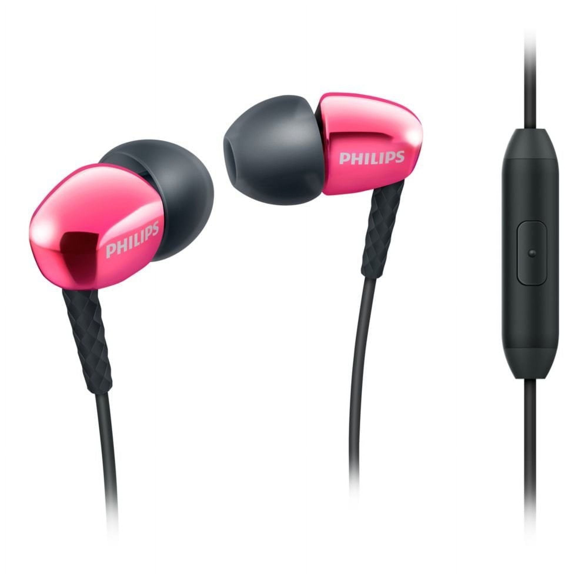 Philips She3905pk/27 In-ear Headphones With Mic, Pink