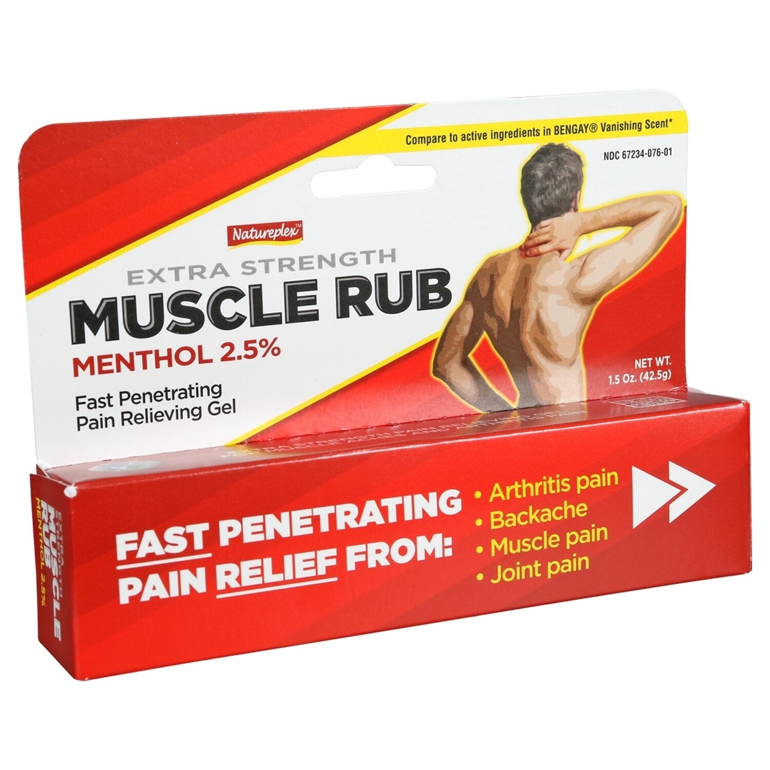 Natureplex Extra Strength Muscle Rub, 1.5 Ounces (42.5 g)