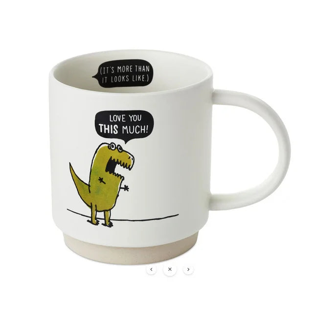 Hallmark Ceramic Giftable Mug - Mug T-Rex Love You