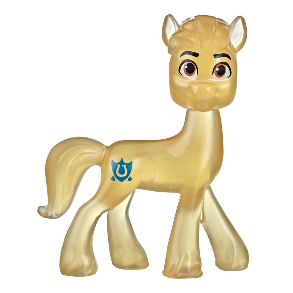 My Little Pony: A New Generation Crystal Hitch Trailblazer - 2-Inch Translucent Yellow Pony Figure, Toy for Kids Ages 3