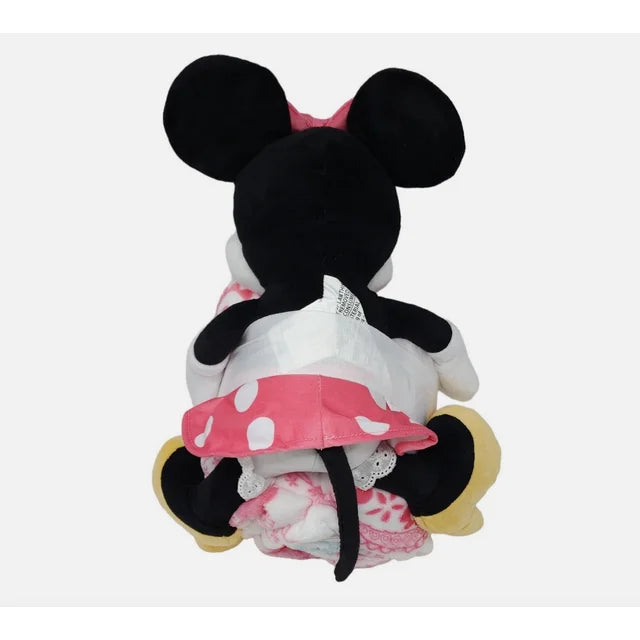 Disney Minney Mouse Buddy Plush & Throw Blanket by The Big One Kids NEW 50"x60"