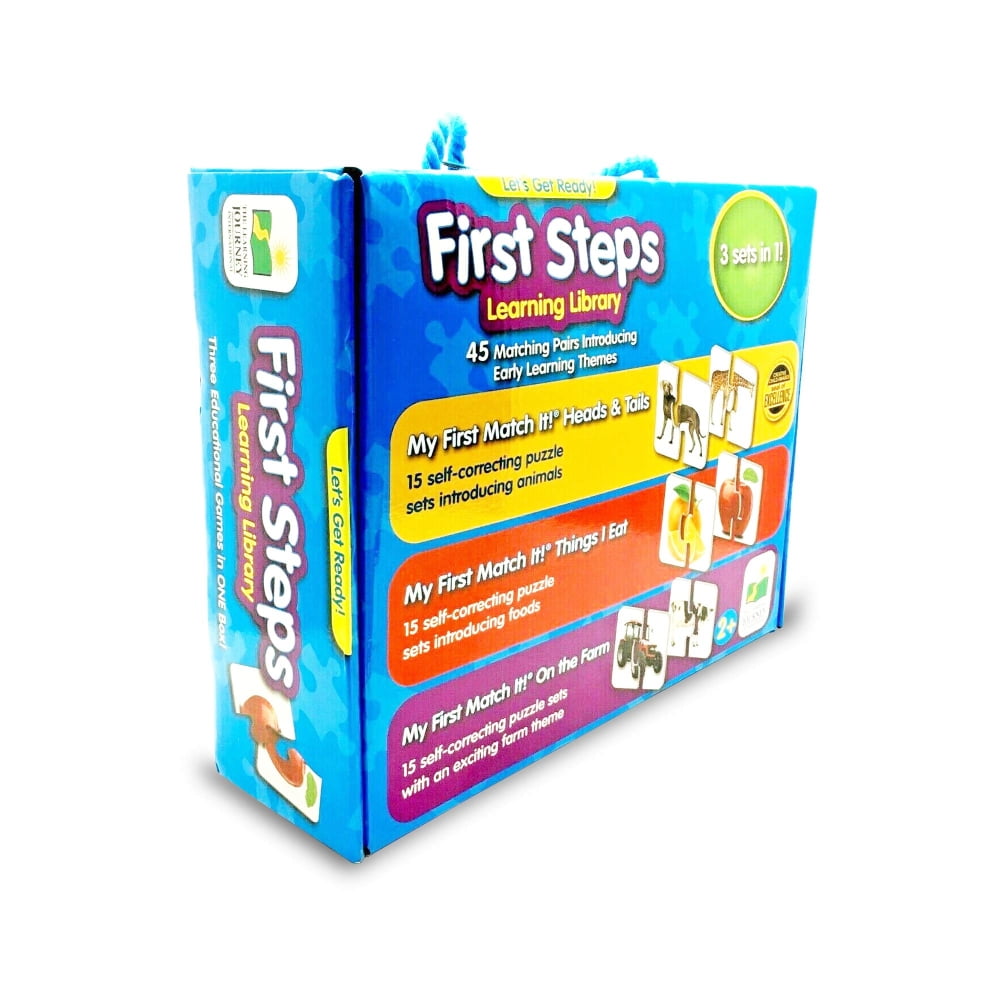 Let's Get Ready! First Steps Learning Library Collection Box [3 Sets in 1]