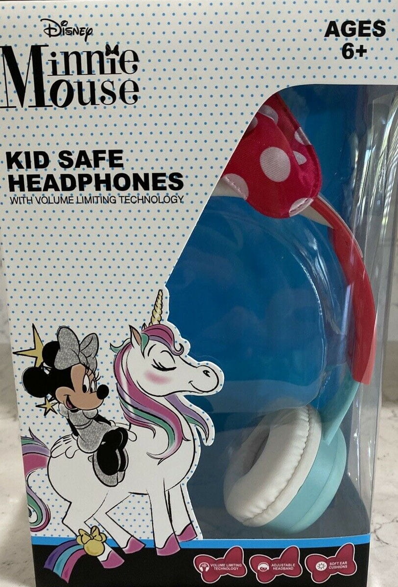 Disney Minnie Mouse Kid safe Headphones with Volume Limiting Technology