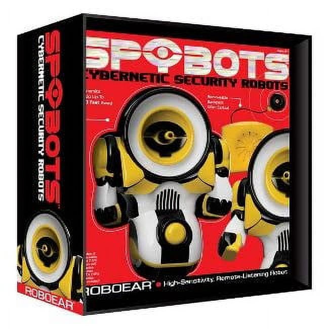 SPYBOTS Cybernetic Security Robots ROBOEAR Yellow Remite Listening Robot