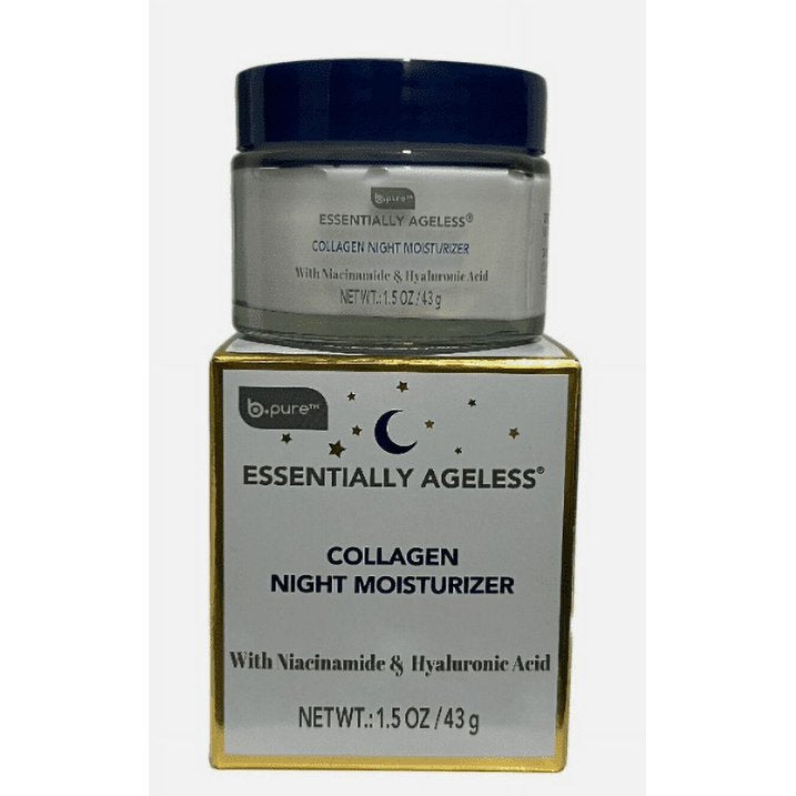 b.pure Essentially Ageless Collagen Night Moisturizer 1.5 oz. Store To Choose