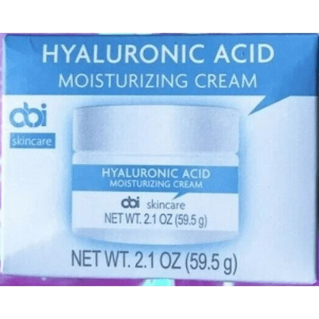 Abi Hyaluronic Acid Moisturizing Cream 2.1 oz (2 pack)