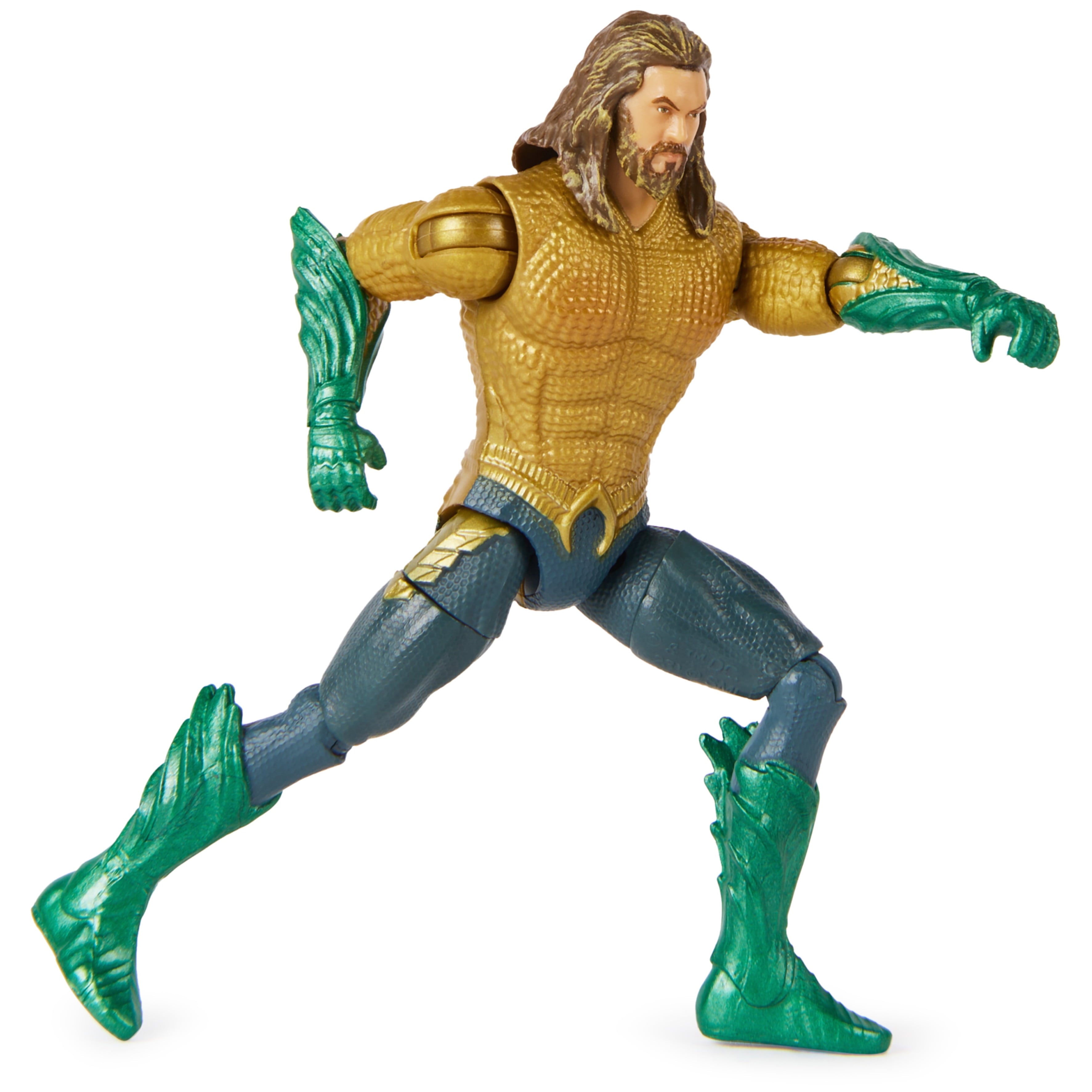 Aquaman 4" Action Figure - Articulated, 2 Accessories & Movie-Inspired