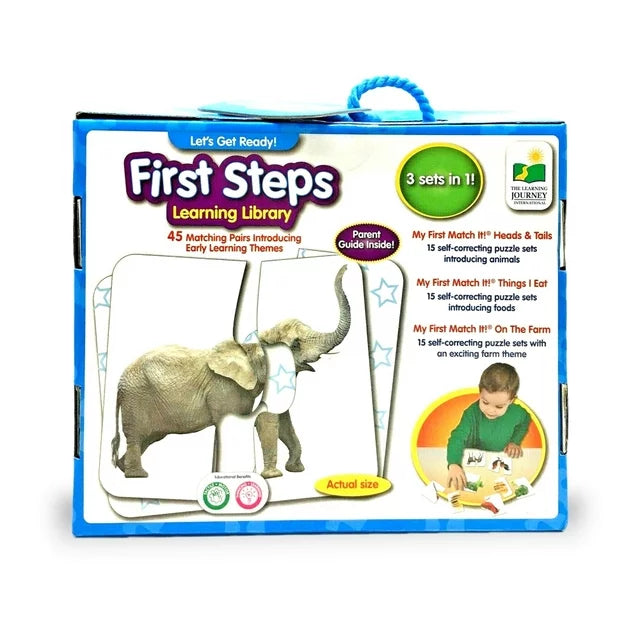 Let's Get Ready! First Steps Learning Library Collection Box [3 Sets in 1]