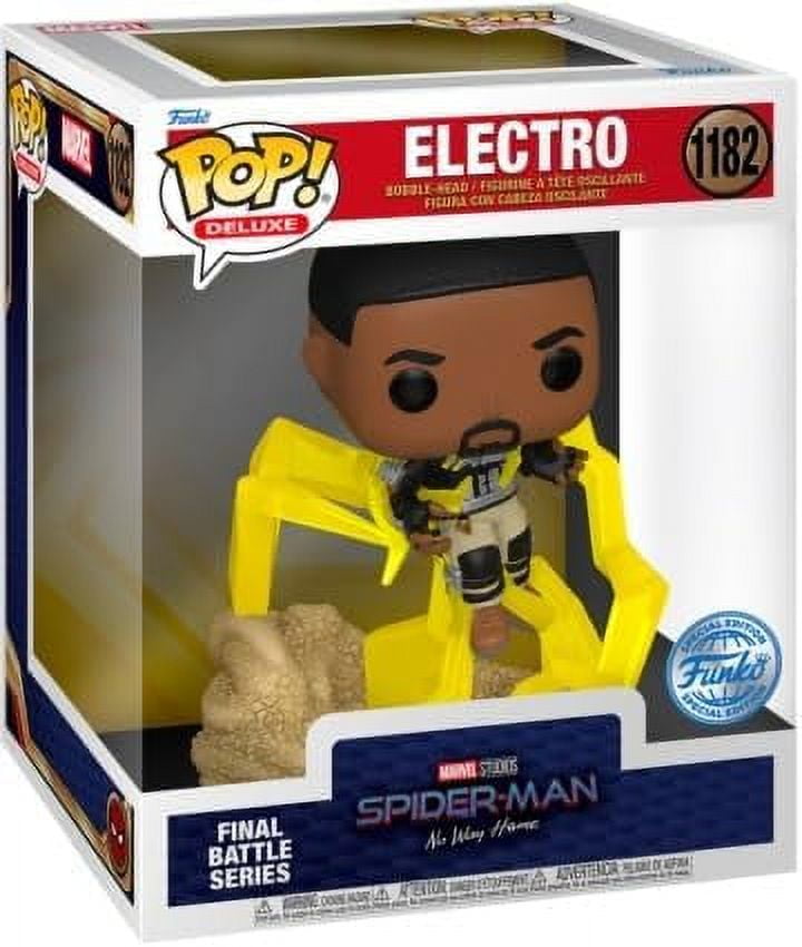 Funko Pop! Deluxe: Spider-Man: No Way Home - Electro Final Battle Series Build-A-Scene Special Edition Exclusive