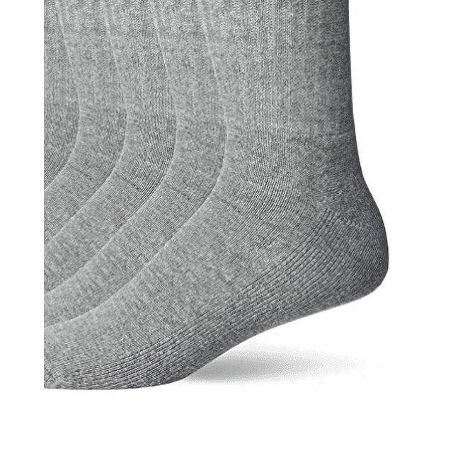 Wing Crew Socks Grey  10-13 (4 Pairs)