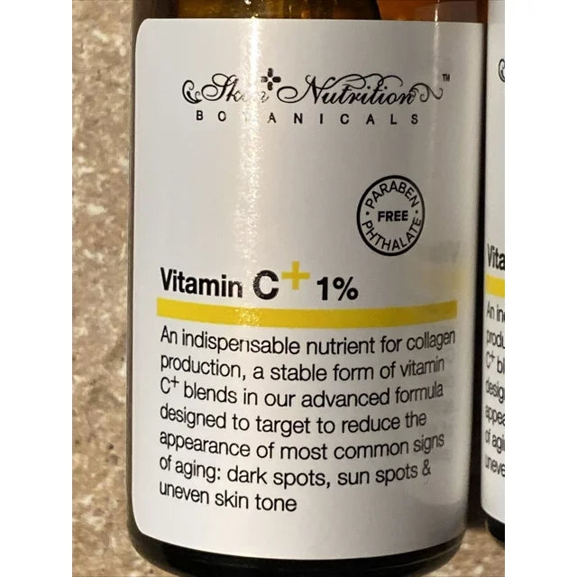 Skin Nutrition Botanicals Vitamin C+ 1% Serum: Set of 2-