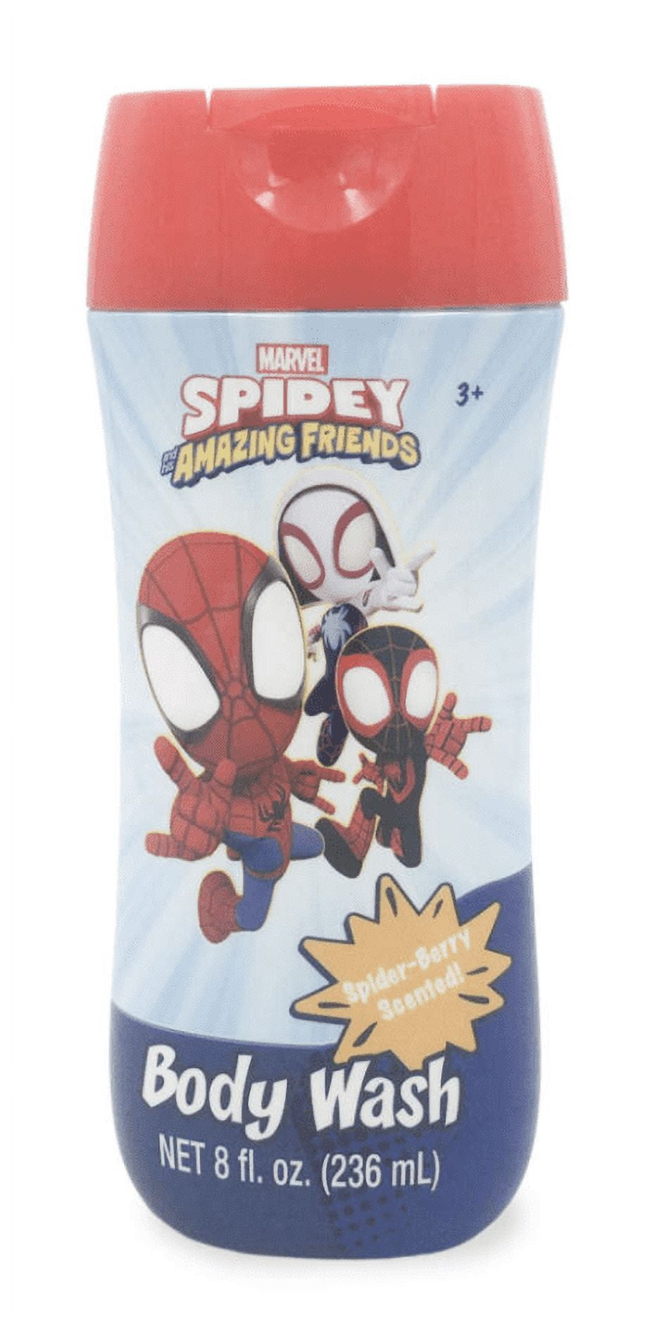 Spider-Man Spider-Berry Scented Body Wash, 8 Oz.