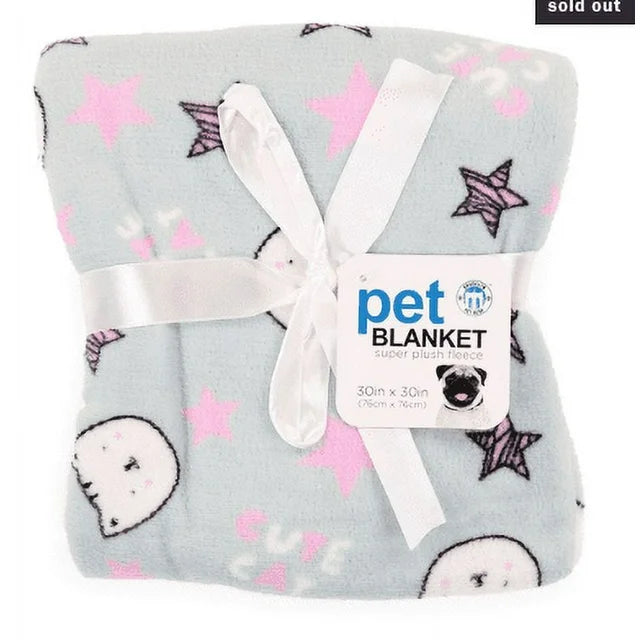 Brooklyn Pet Gear Pet Blanket Super Plush Fleece 30in x 30in