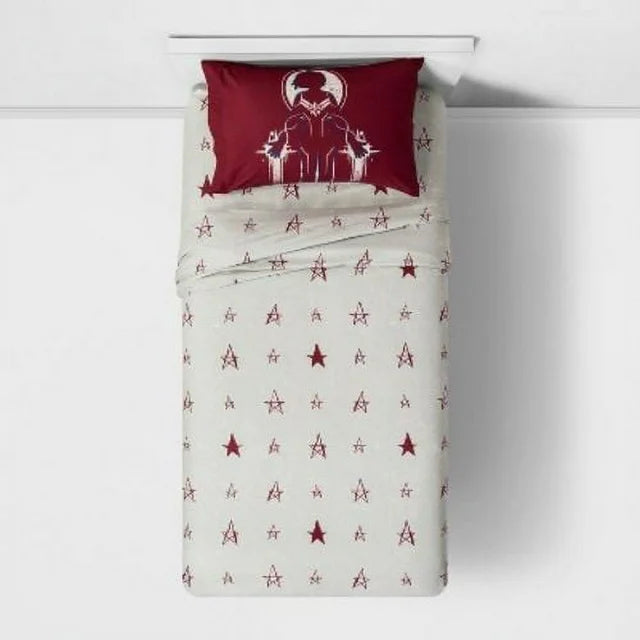 Marvel Captain Marvel Twin Sheet Sets Gray