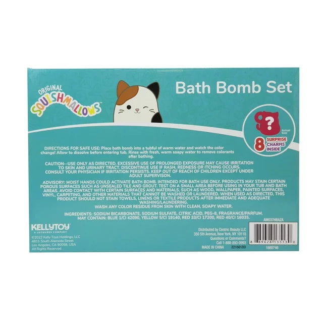 Squishmallow Bath Bomb Set (8 Count)