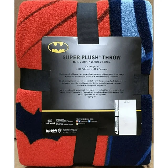 Batman Super Plush Throw Blanket 46 x 60 inches