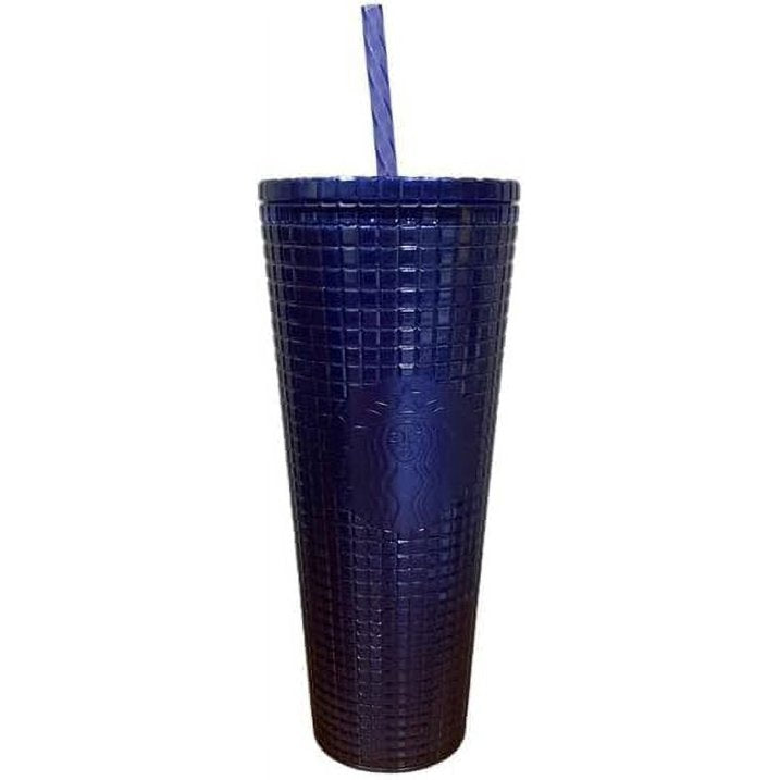 Starbucks Cobalt Blue Grid Cold Cup Venti (24 oz)