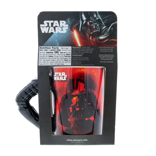 Star Wars Vader Unique Handle Mug with Cocoa, 1 oz