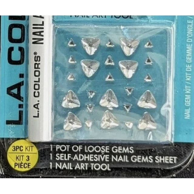 LA.Color C68966 Nail Gem 3 pc KitÂ Glam