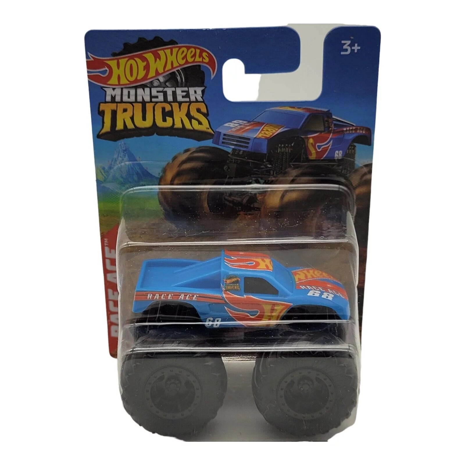 Hot Wheels Monster Trucks 1:70 Race Ace Blue (HJG37)