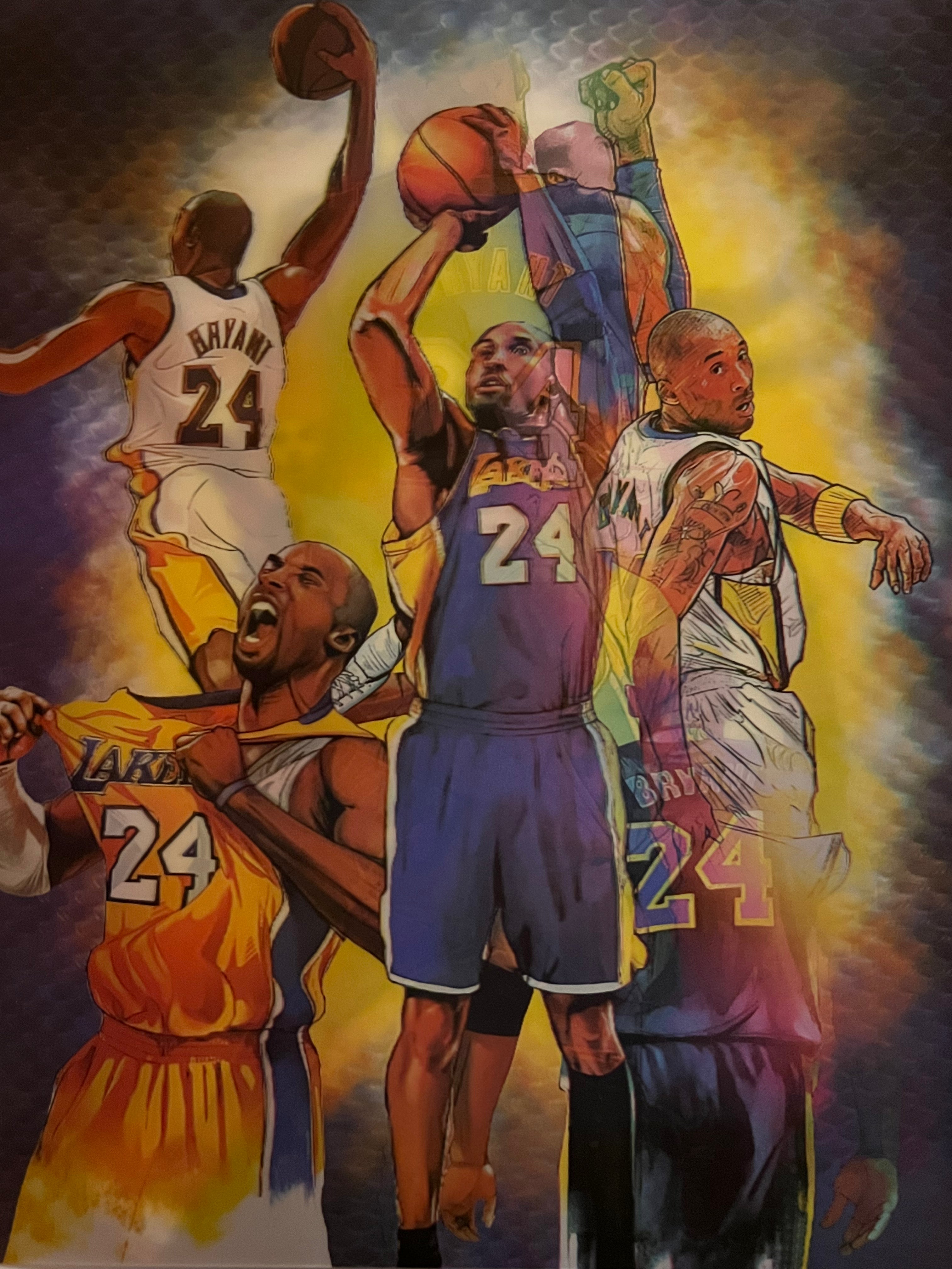 Kobe Bryant #24, 3D Lenticular Poster