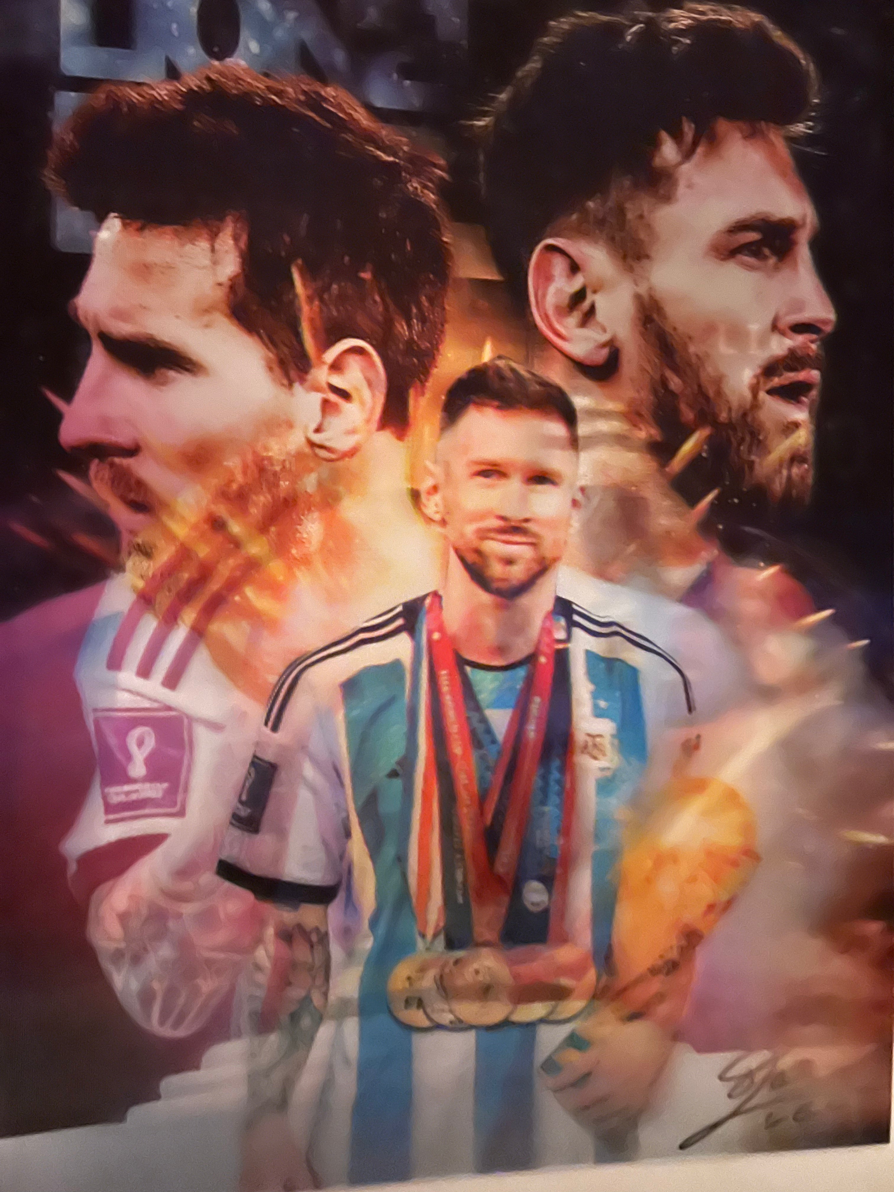 Lionel Messi 3D Lenticular Poster