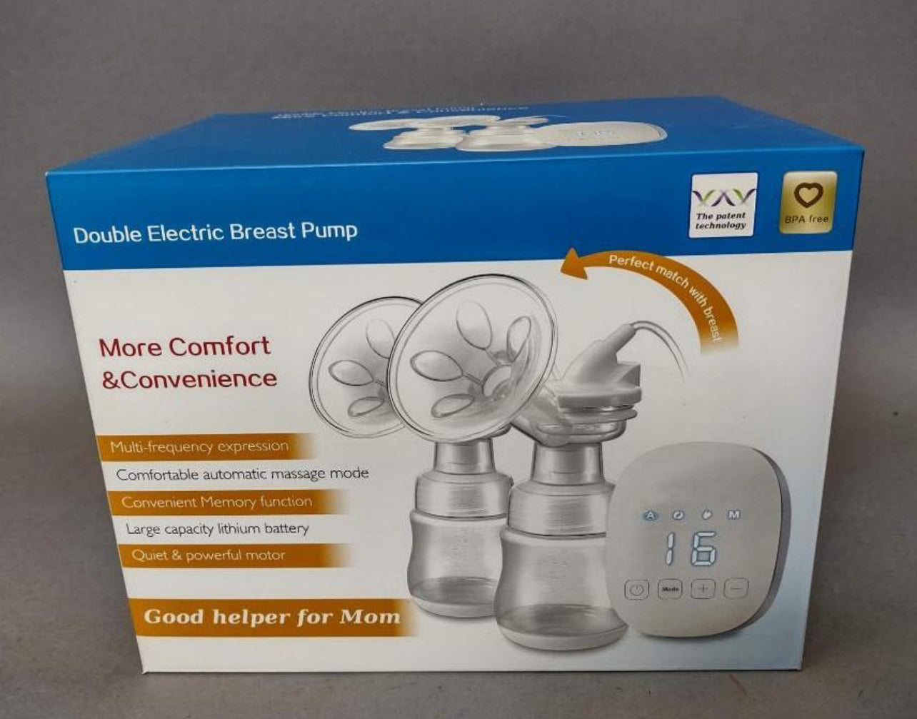 EM&Tech Double Electric Breast Pump -More comfort & Convenience