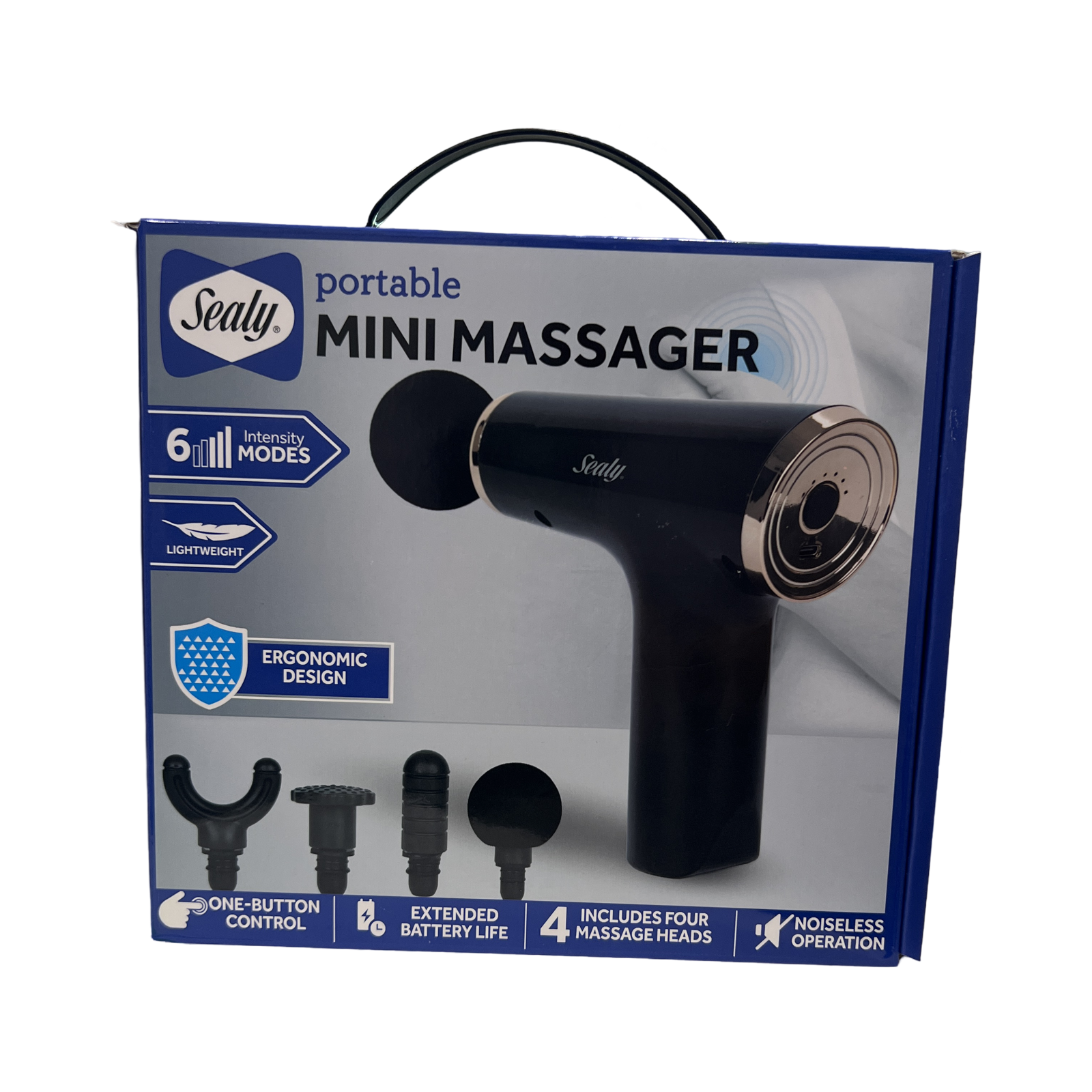 Sealy Portable Mini Massager 6 Modes