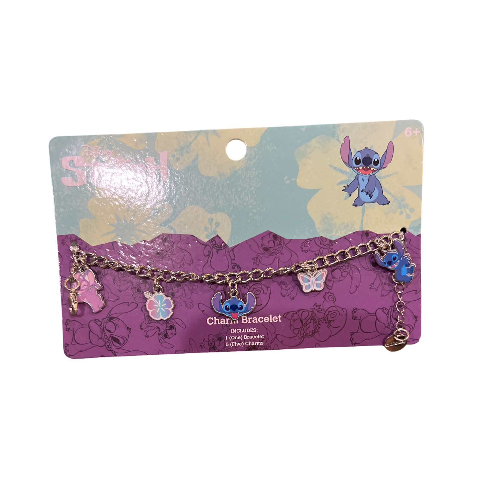 Disney Stitch Girls Charm Bracelet